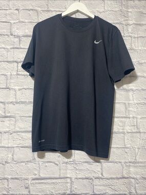 Nike Black Short-Sleeve Dri-FIT Performance Tee